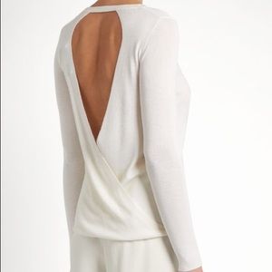 Diane von Furstenberg Kylee open back sweater